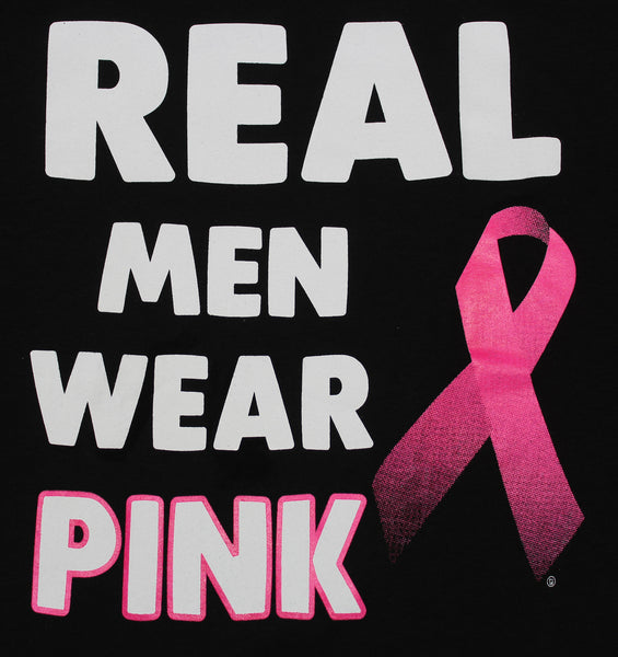 REAL MEN WEAR PINK on Adult T-Shirt (#394-1)