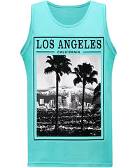 Los Angeles Twin Palms Tank - Aqua