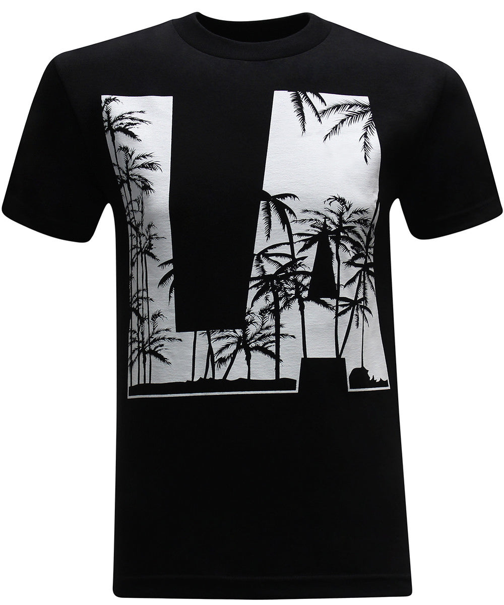 California Republic LA Palm Trees Men's T-Shirt - tees geek