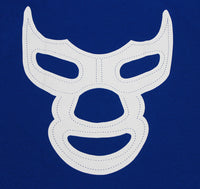 Blue Demon Mask Mexican Luchador Latino Men's Funny T-Shirt - tees geek