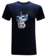 Blue Demon Mexican Luchador Latino Men's Funny T-Shirt - tees geek
