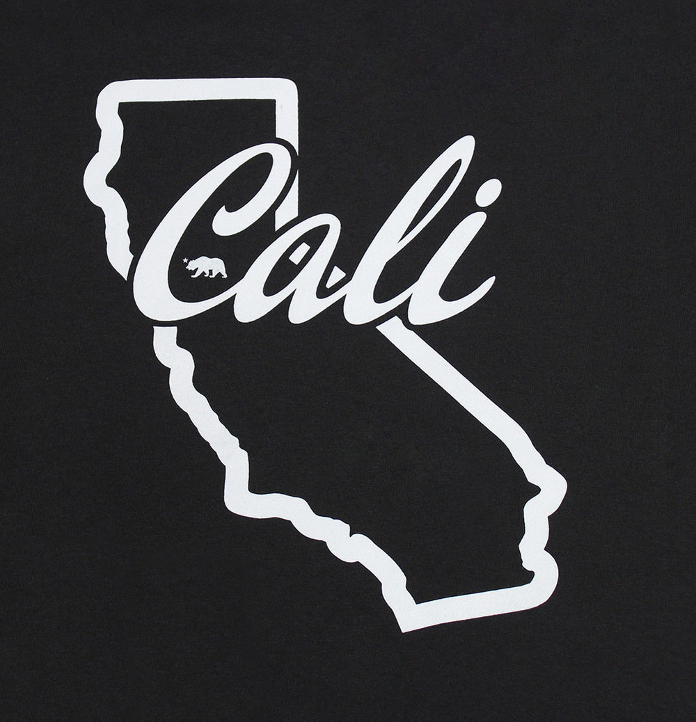 California Republic Cali State Outline Men's T-Shirt - tees geek