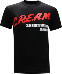 C.R.E.A.M. Cash Rules Everything Around Me Wu Tang Clan Men's T-Shirt - tees geek