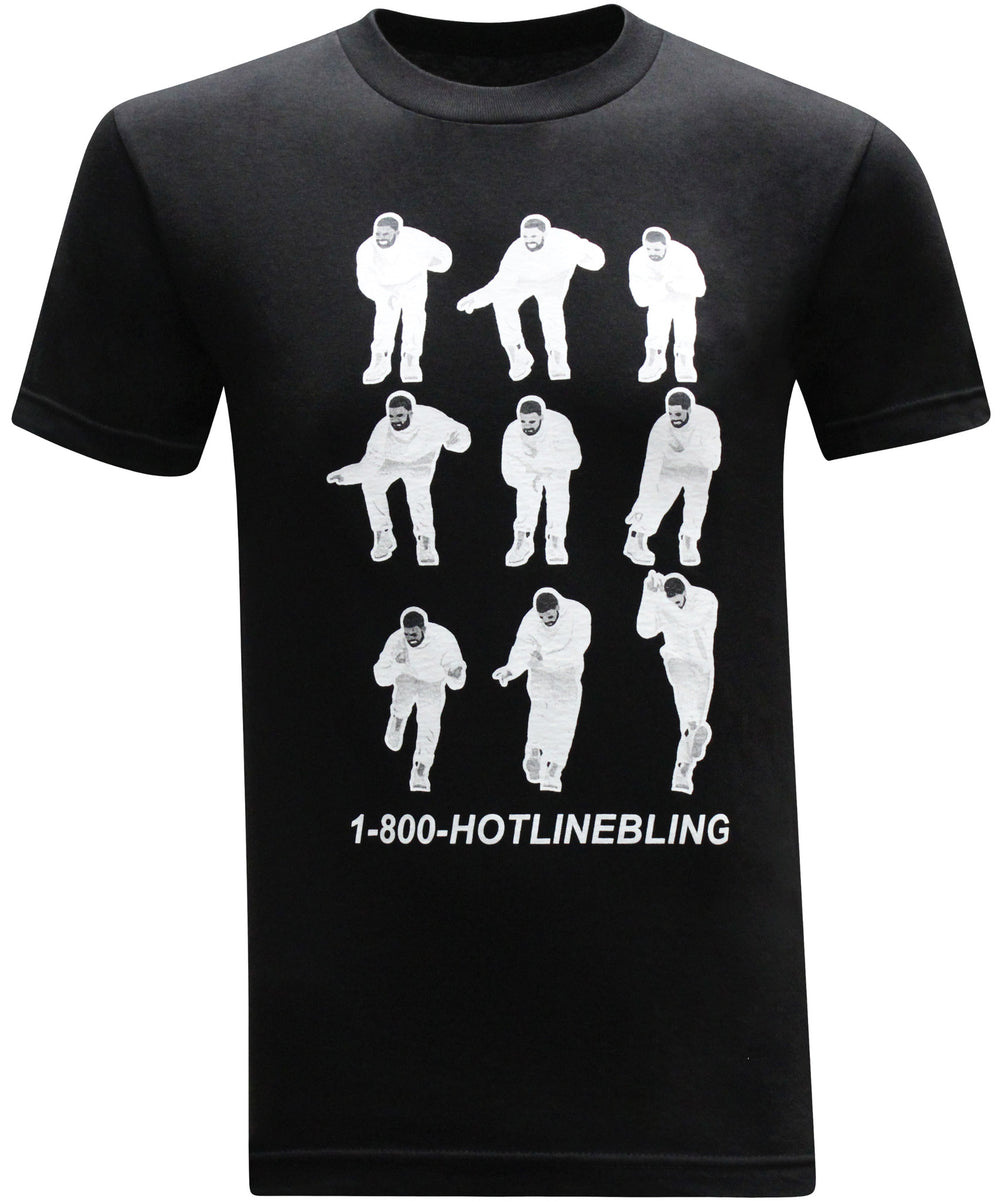 1-800 Hotline Bling Dancing Drake Men's Funny T-Shirt - tees geek