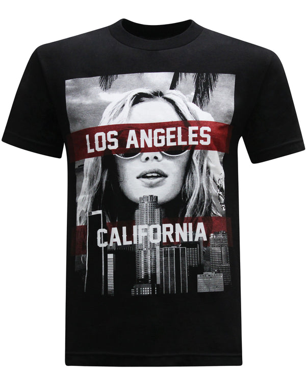 California Republic Los Angeles Bombshell Men's T-Shirt - tees geek