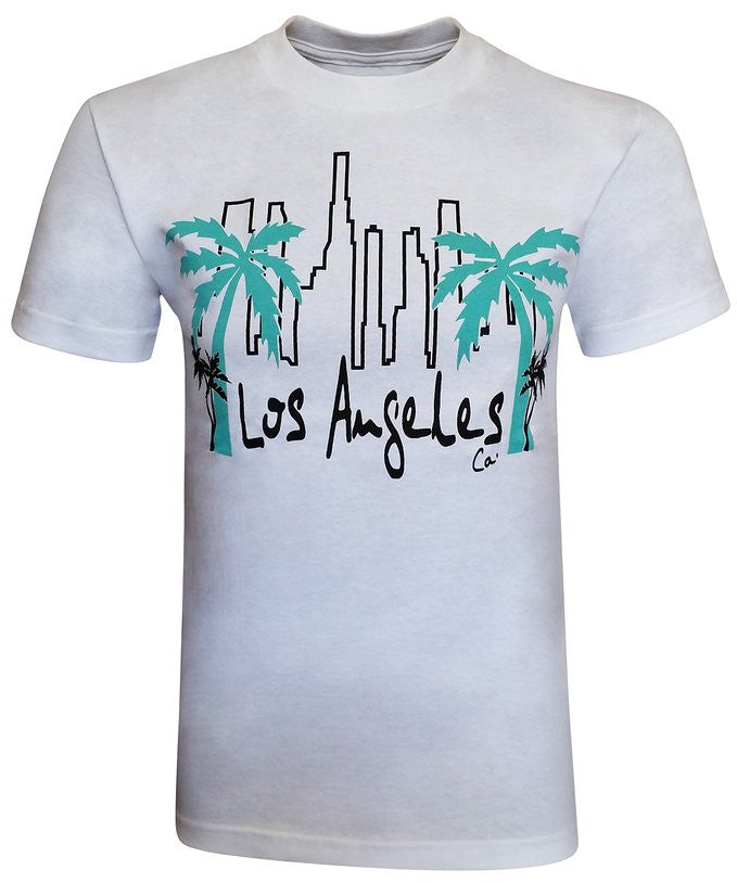 California Republic Los Angeles Palm Men's T-Shirt - tees geek