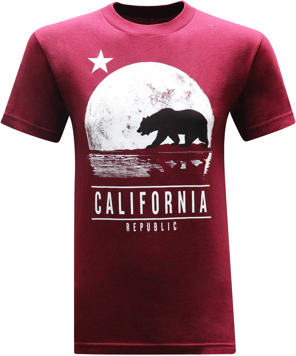 California Republic Moonwalk Men's T-Shirt - tees geek