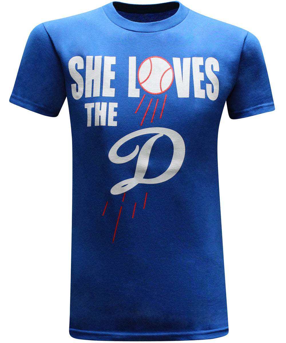 Baseball She Loves The D Los Angeles T-Shirt