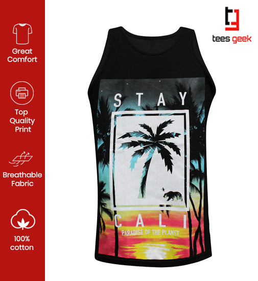 Stay Cali Tank - Black