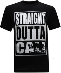 California Republic Straight Outta Cali Men's T-Shirt - tees geek